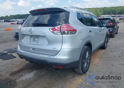 2016 Nissan Rogue Sl z USA, uszkodzony, nr VIN 5N1AT2MT1GC772765